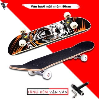 Ván trượt skateboard mặt nhám 7 lớp KeenStore - tặng kèm dụng cụ vặn ván