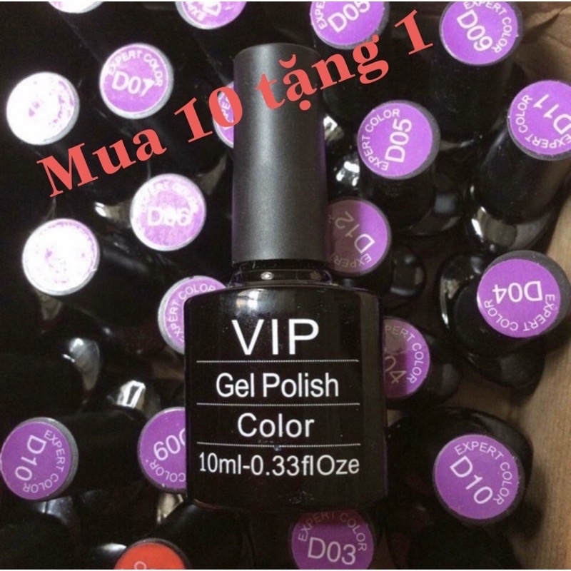 Sơn gel VIP mua 10 tặng 1 ( giao màu ngẫu nhiên ko chọn)