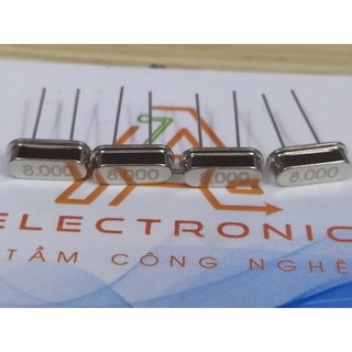 Thạch anh nhôm 2 chân 8mhz Thạch anh nhôm 2 chân 8mhz