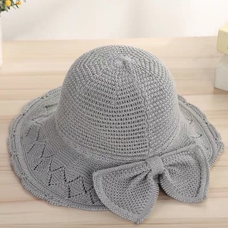 nón cói rộng vành nơ - nc70