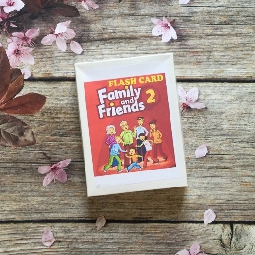 FLASHCARDS FAMILY AND FRIENDS 2 - phiên bản 1st- 156 thẻ