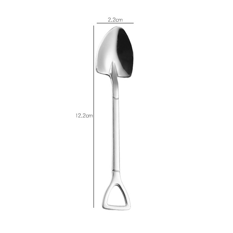 Muỗng Cà Phê Bằng Thép Không Gỉ 304 Thiết Kế Mạ Vàng Sang Trọng