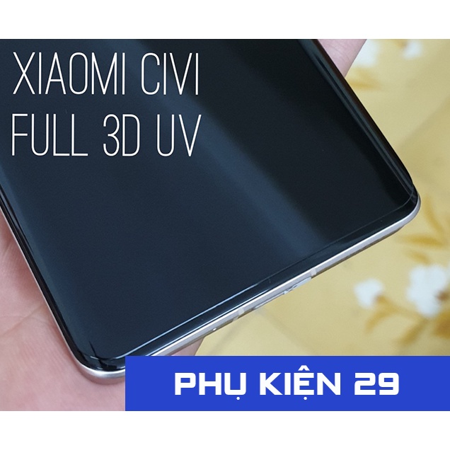 Dán kính cường lực VUỐT SIÊU MƯỢT UV Full màn Full keo Glass Pro+ 9H
