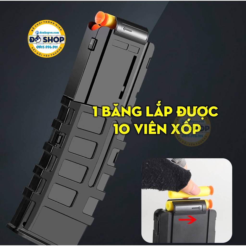 Đồ Chơi Sung Nerf Ban Đan Xốp Pin Sạc 7.4V CSL Liên Thanh NE.13 - Đô Shop