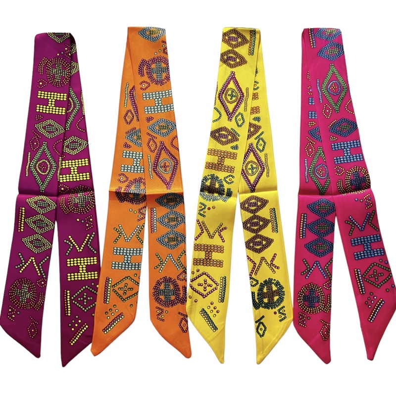 Khăn quấn túi xách hoa văn ai cập