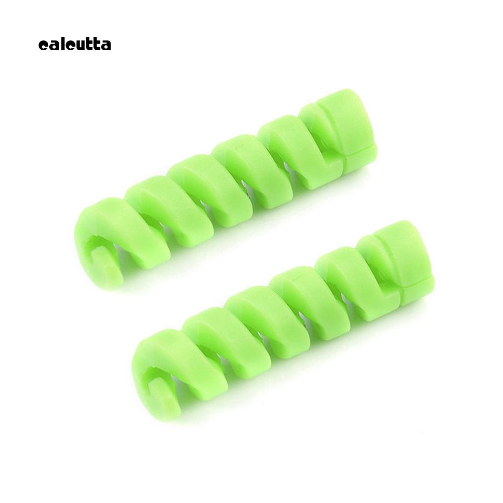 Set 4 phụ kiện bảo vệ cáp sạc USB/tai nghe hình xoắn ốc tiện dụng