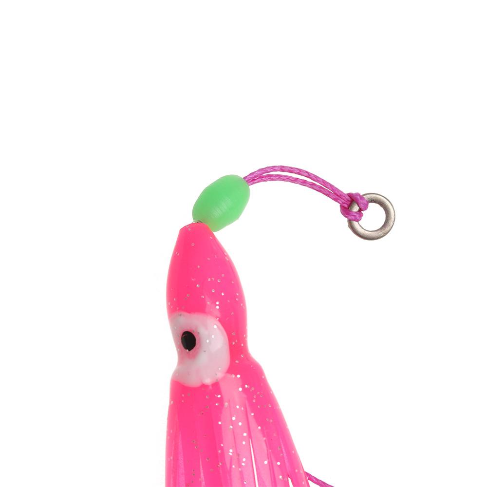 Bộ 2 Mồi Câu Hình Bạch Tuộc Giả Câu Cá Nước Mặn 6cm / 10cm / 12cm