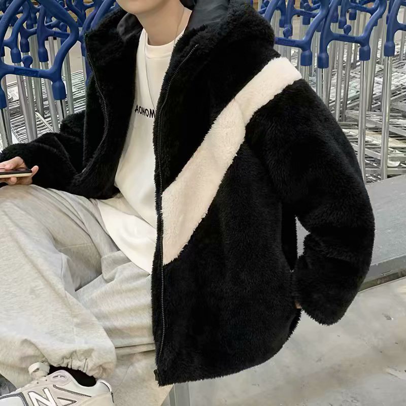 Áo khoác,áo lông cừu N!ke siêu dày ấm form rộng unisex cực hot | BigBuy360 - bigbuy360.vn