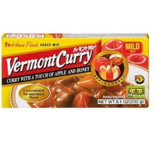 Viên xốt cà ri cô đặc vị cay vừa vermont house foods 230g