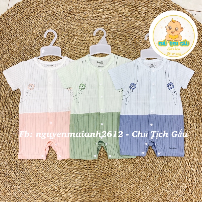 Bộ liền thân cộc tay cho bé hãng Goodmama