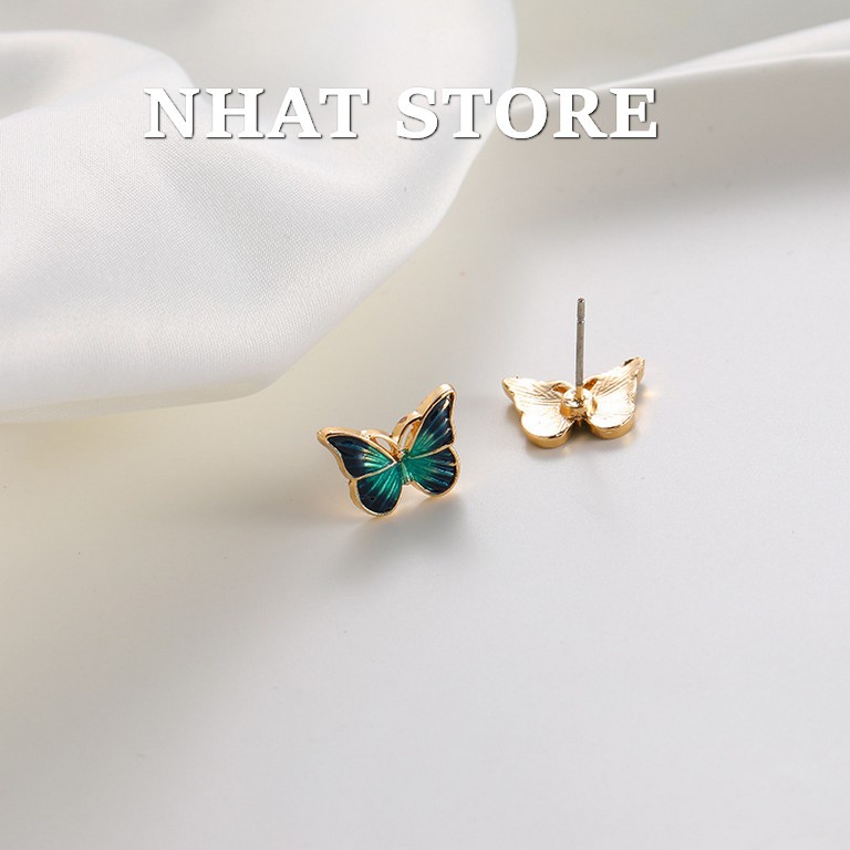 Bông tai nữ butterfly earrings Nhat Store