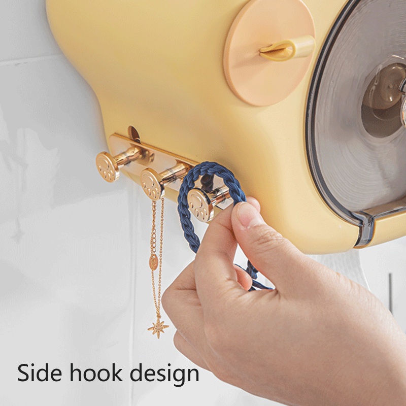 Giá Đỡ Cuộn Giấy Vệ Sinh Gắn Tường Đa Năng Tiện Lợi