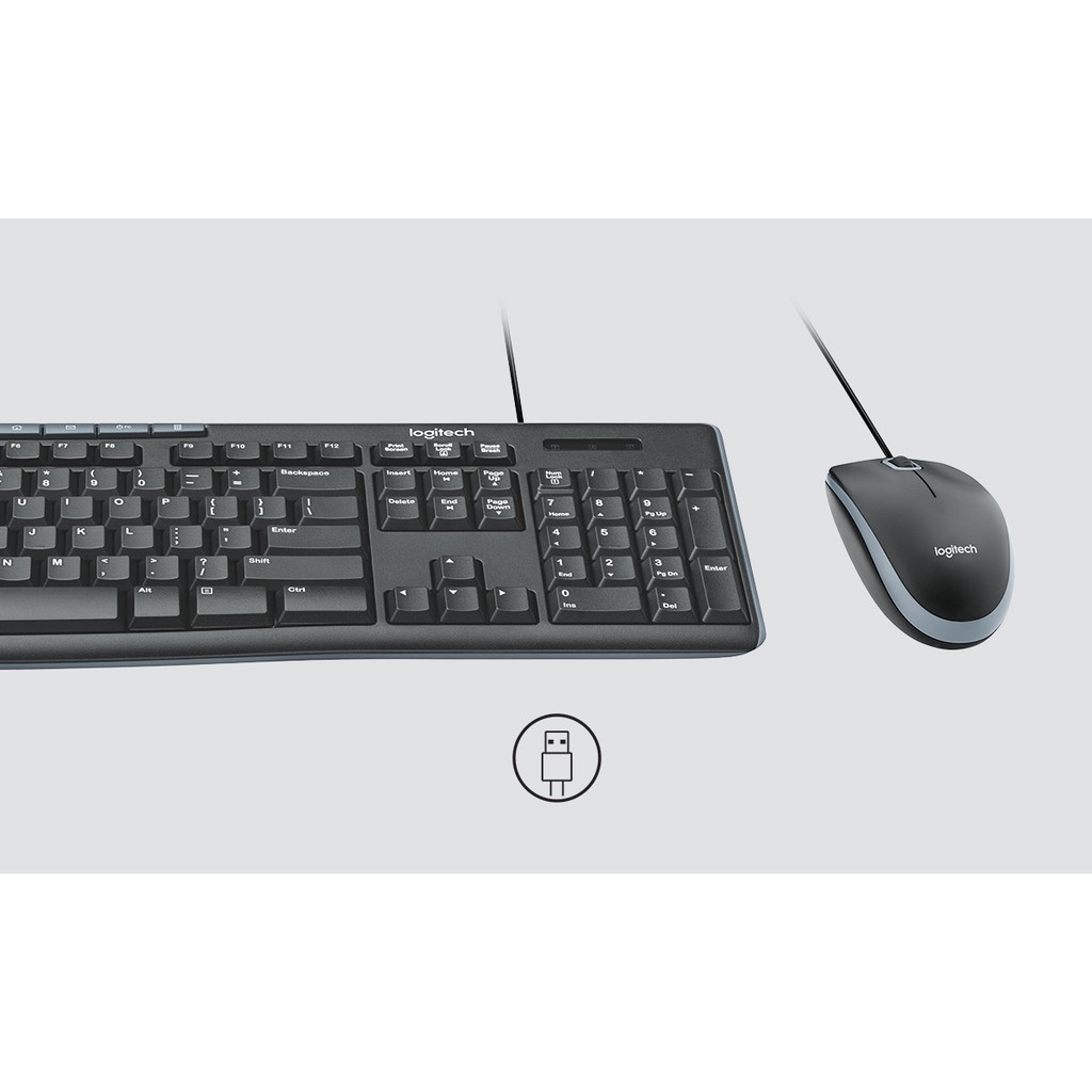 Bàn Phím Chuột Logitech MK200 - Bảo hành 3 năm Chính hãng