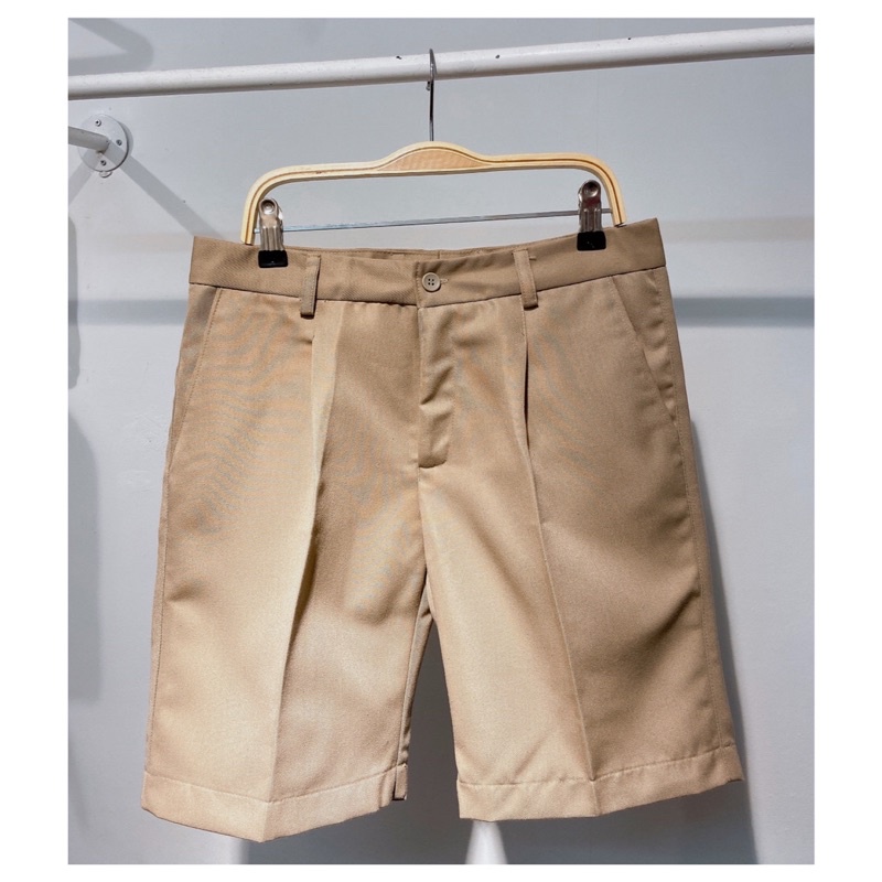 Quần Short OAO 3 màu ống đứng vải Âu pha Kaki