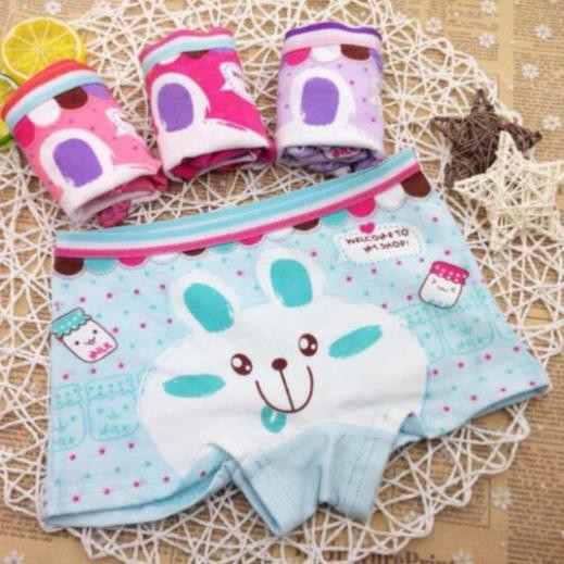 [HÓT] Quần Chíp Đùi HELLO BABY Cho Bé Gái Họa Tiết Siêu Dễ Thương, 100% Cotton Siêu Thoáng, Thấm Mồ Hôi Cực Tốt