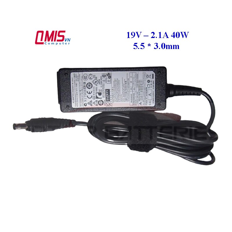 19V Sạc laptop SAMSUNG 19V-2.1A, 19V-3.16A, 19V-4.74A, 40W, 60W, 90W