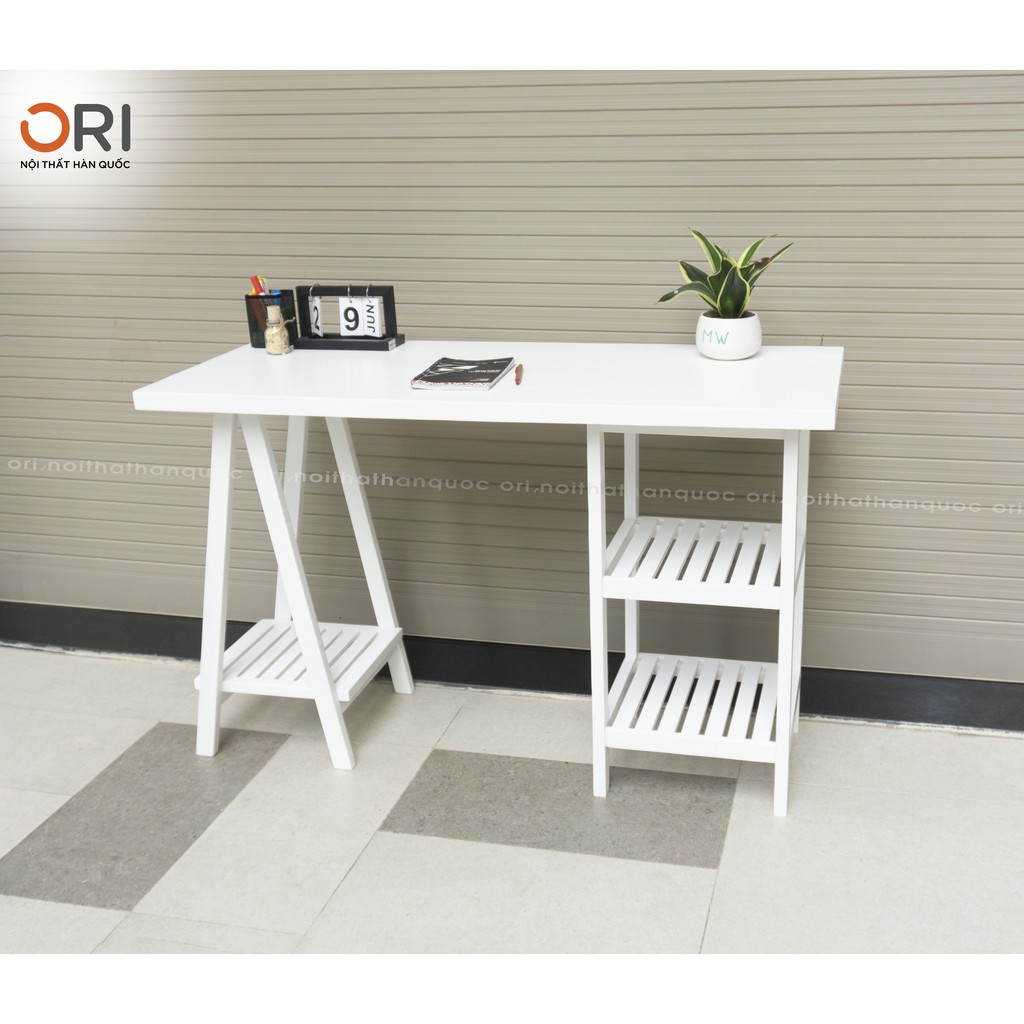 BÀN LÀM VIỆC GỖ CHÂN THÁP - STANDING TOWER TABLE