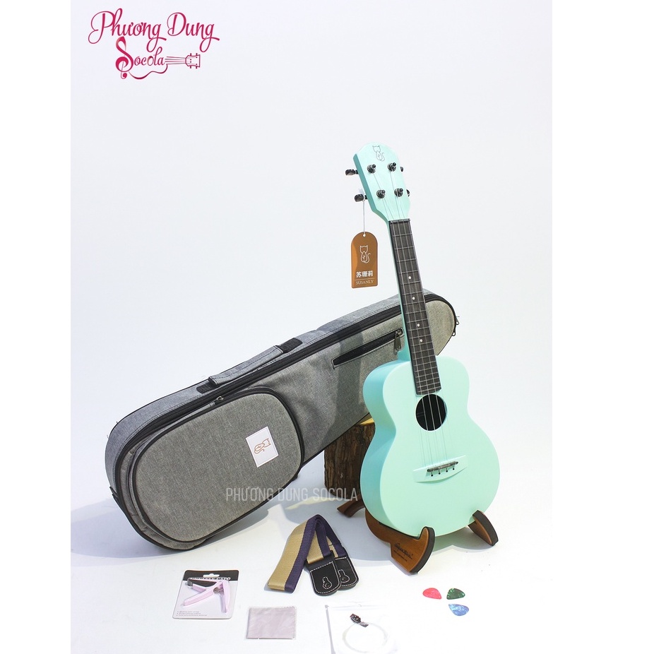 Đàn Ukulele Susanly Mint - size Concert 23inch - Gồm Full Phụ Kiện