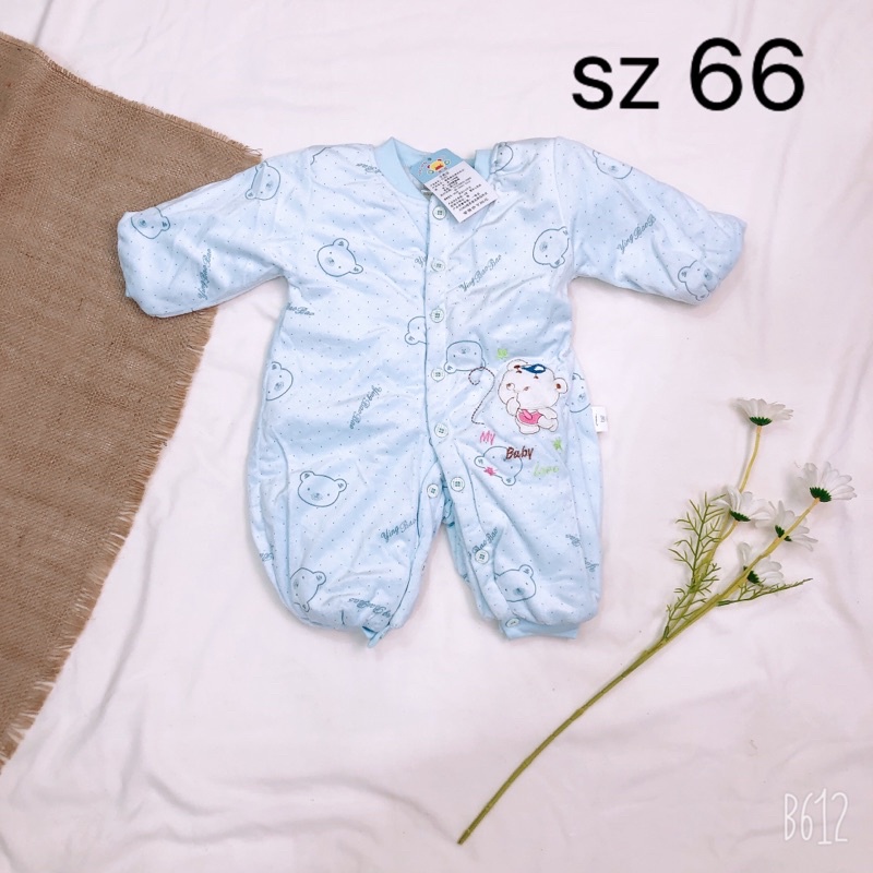 Body chần bông- body ủ mặc đại hàn, trời lạnh cho trẻ sơ sinh 6-9 tháng