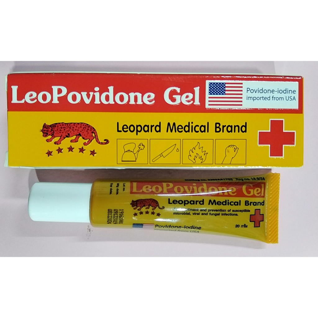 Gel LeoPovidone hỗ trợ BỎNG (THÁI LAN 20g) - cvspharmacy