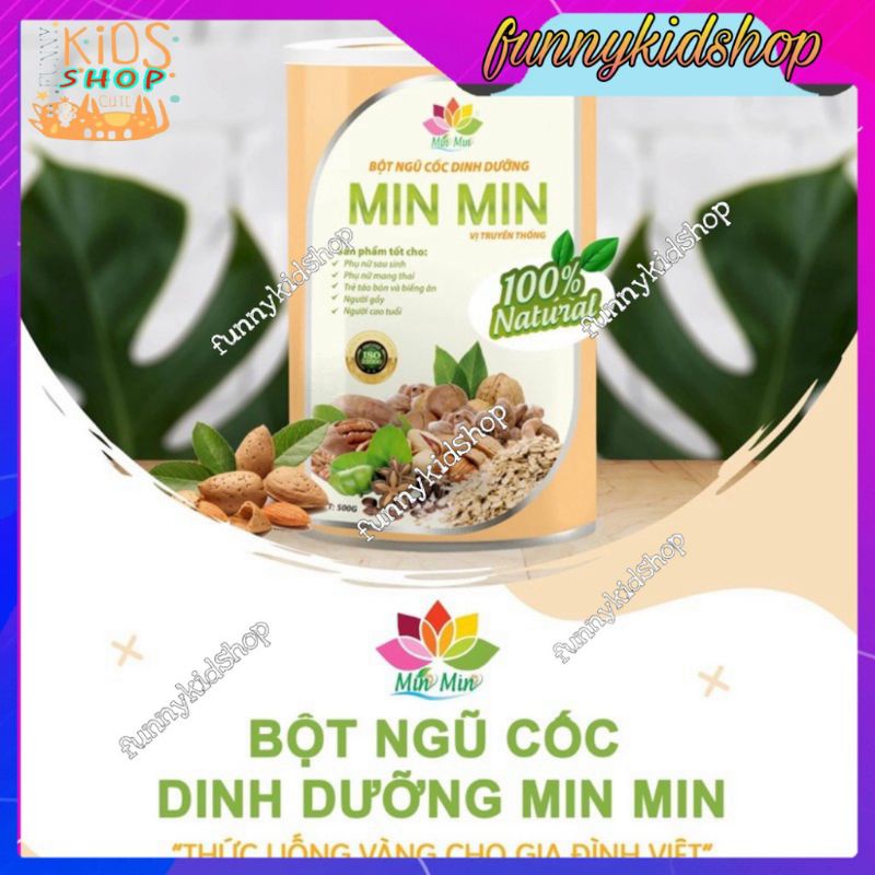 Ngũ Cốc Min Min - Ngũ cốc Lợi sữa Min Min 29 loại hạt- Ngũ cốc bầu