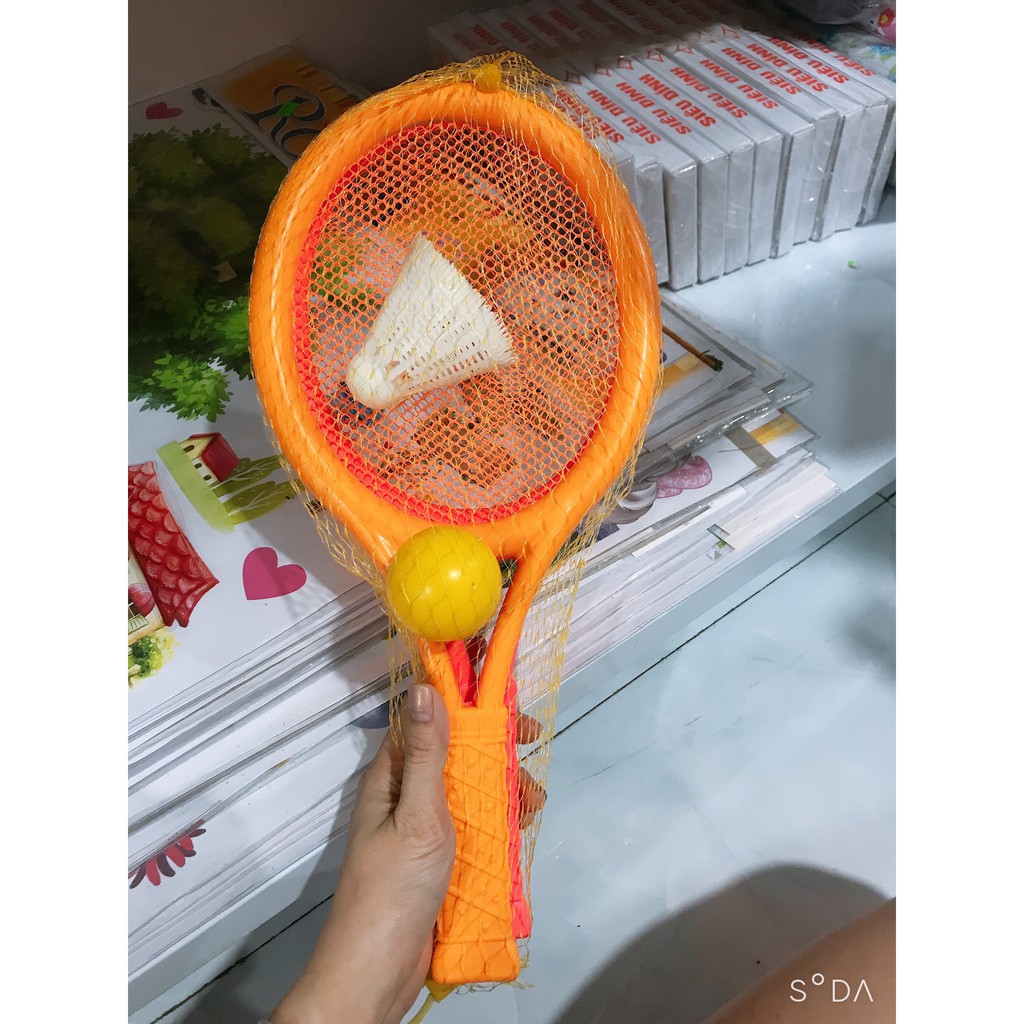 Đồ chơi Vợt Cầu lông - Vợt Tennis bằng Nhựa cho Trẻ em - Giúp bé vận động và vui chơi