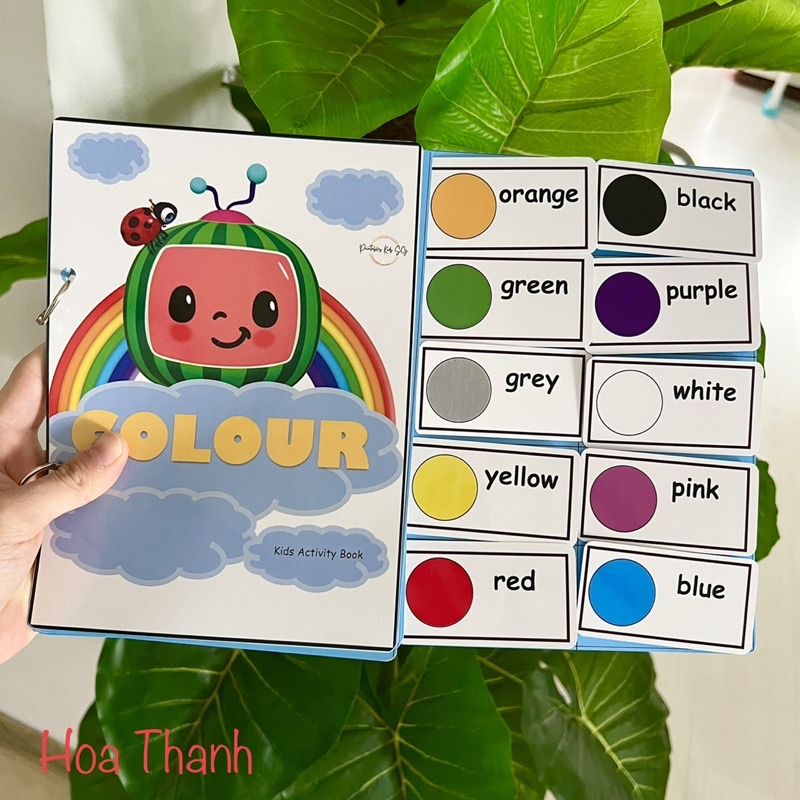 Học liệu bóc dán Cocomelon, em bé JoJo