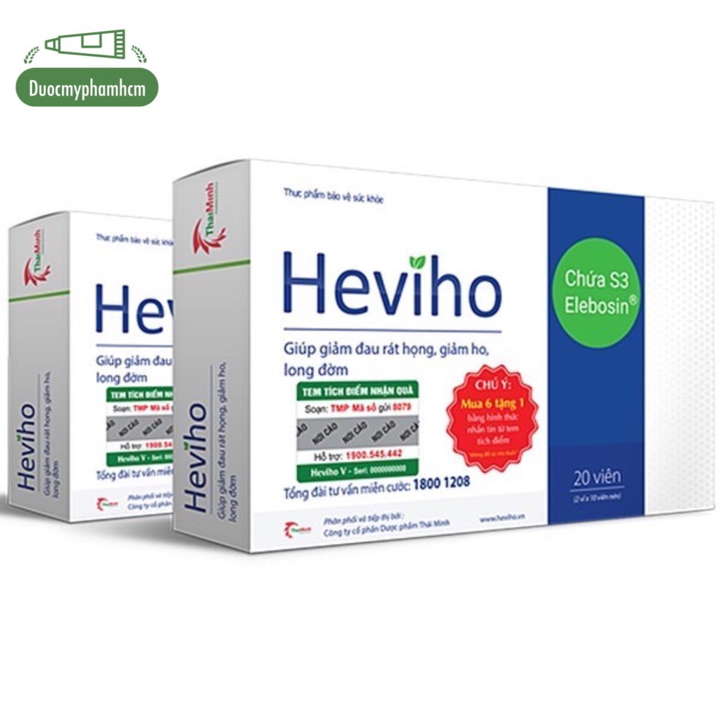 Viên uống Heviho - Hỗ trợ điều trị viêm đường hô hấp cấp và mãn tính