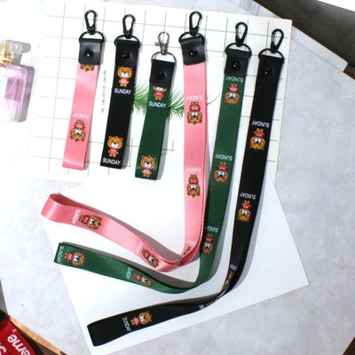 ST6 Dây strap dài 40 cm Cute Làm Móc Khóa Móc Điện Thoại dây treo thẻ name tag