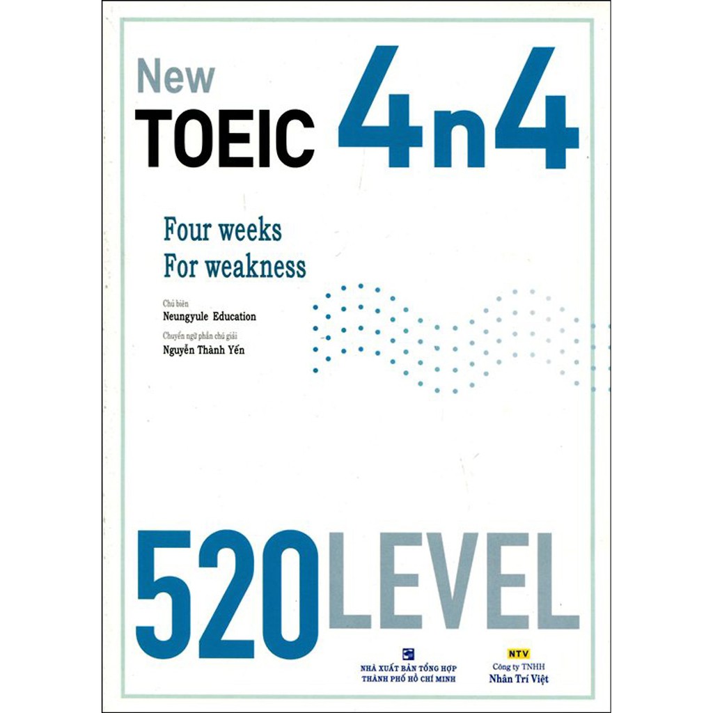 Sách - New TOEIC 4n4 520 Level (Kèm CD)