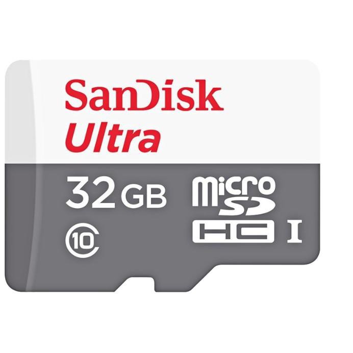 Thẻ Nhớ Sandisk 8gb 16gb 32gb 64gb 128gb 256gb Ultra Class10 100mbps- White Micro Sd