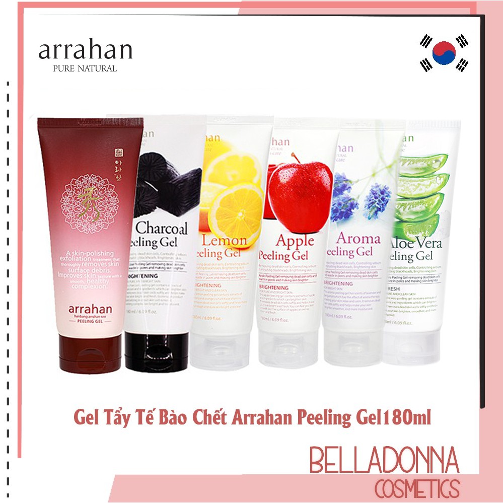 Kem Tẩy Tế Bào Chết Và Dưỡng Da Arrahan Pure Natural Clean Care Peeling Gel 180ml