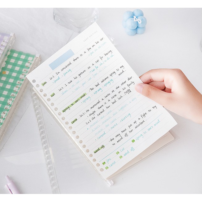 Sổ bìa còng hoạt hình cute A5-B5  -StudywithNgan-cong03