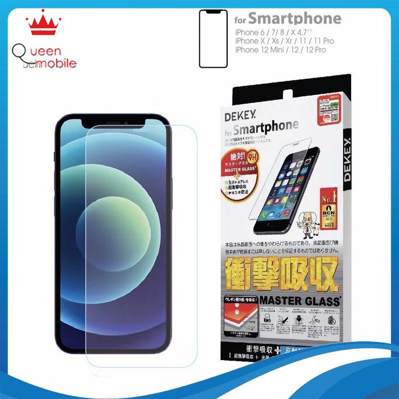 💯 Dán Cường Lực DEKEY PREMIUM - MASTER GLASS 👉Có đủ các mã 6/6s/6plus/6splus/7/7plus/X/11/12 👉Hàng Chính Hãng