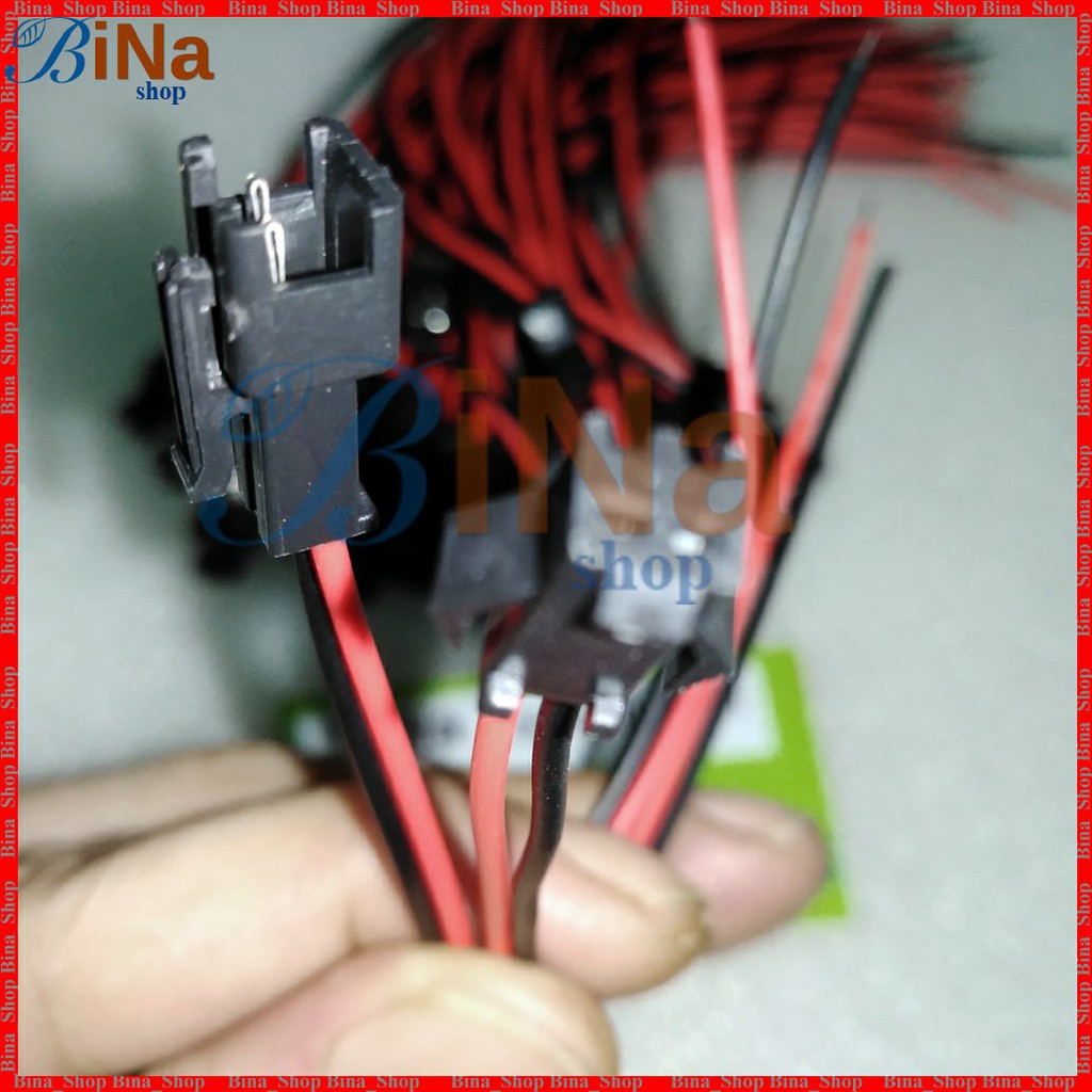 [10 cặp] Cáp JST 2P 10cm/15cm, Cáp nối nguồn JST