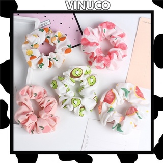 Dây buộc tóc xinh dây cột tóc hàn quốc scrunchies hoa quả SC13