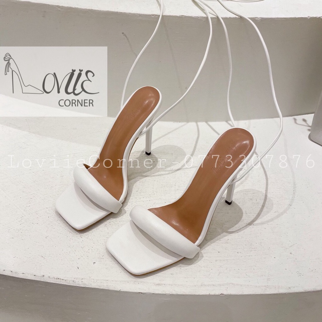 SANDAL CHIẾN BINH LOVIIE CORNER - GIÀY CAO GÓT CỘT DÂY QUAI NGANG CÁ TÍNH - GIÀY NỮ GÓT NHỌN THỜI TRANG - g220425