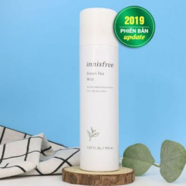 [TẶNG BĂNG ĐÔ SIÊU XINH] Xịt khoáng trà xanh Innisfree green tea mineral mist 150ml | BigBuy360 - bigbuy360.vn
