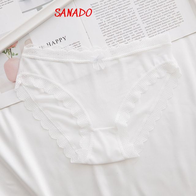 (QL09) quần lót nữ quần lót ren xuyên thấu mềm mại thoáng mát - Sanado