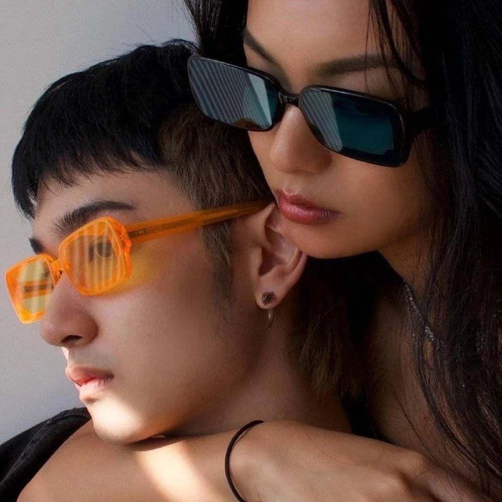 Kính Mát Gọng Vuông Nhỏ Chống Tia UV400 Thời Trang Cho Nam