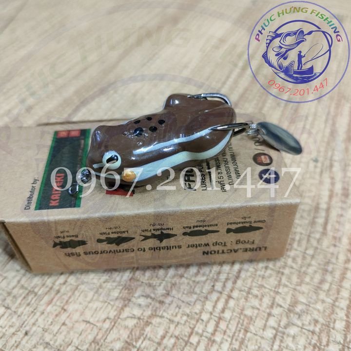 Mồi giả lure nhái hơi Frog Toon kaka 🐓Thái Lan 🐓 Mồi giả lure nhái hơi Frog Toon kaka Chuyên câu Lure lóc siêu nhậy