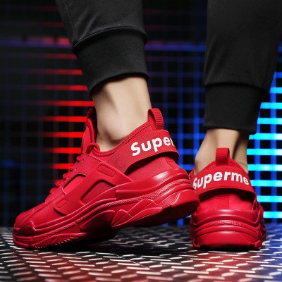 Giày nam sneaker phong cách Hàn Quốc 2019 (màu đỏ) | BigBuy360 - bigbuy360.vn