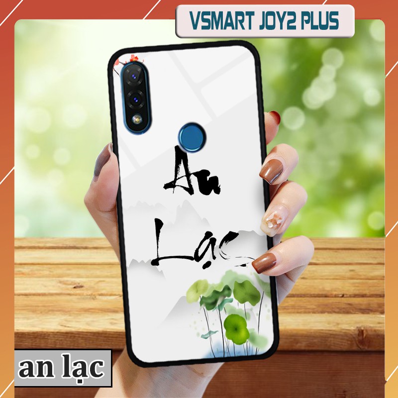 Ốp lưng kính 3D Vsmart Joy 2+- chữ thư pháp ý nghĩa