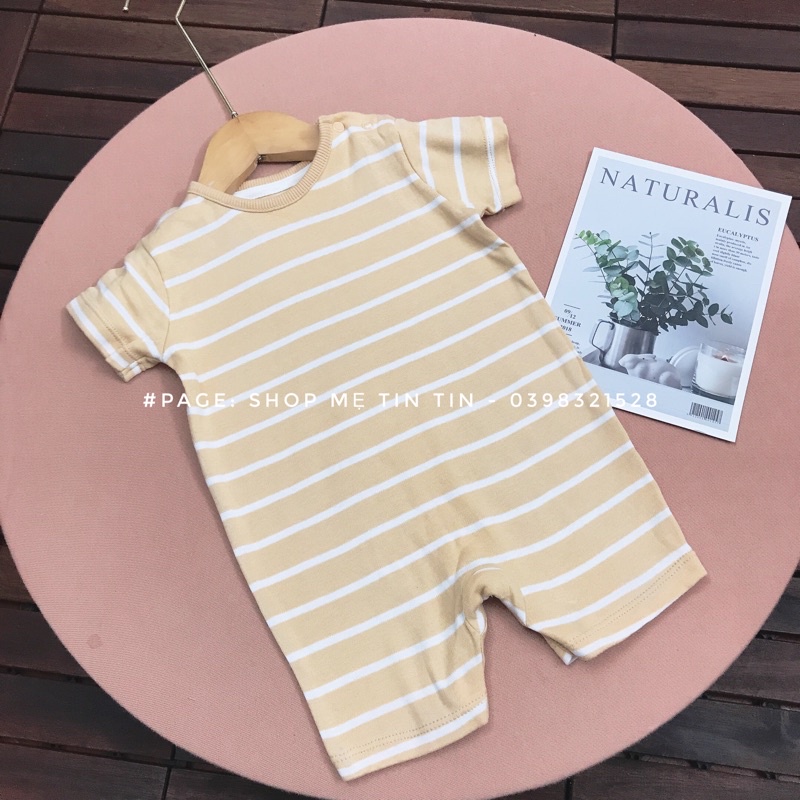 Body đùi cotton cho bé (kẻ.3m,6m,9m,12m,18m)