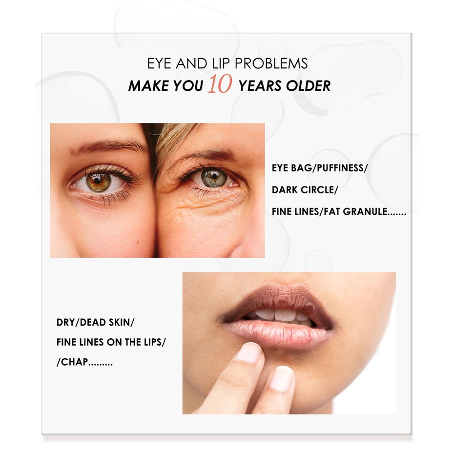 [Hàng mới về] Mặt nạ dưỡng ẩm chăm sóc mắt và môi giảm nếp nhăn và quầng thâm Focallure