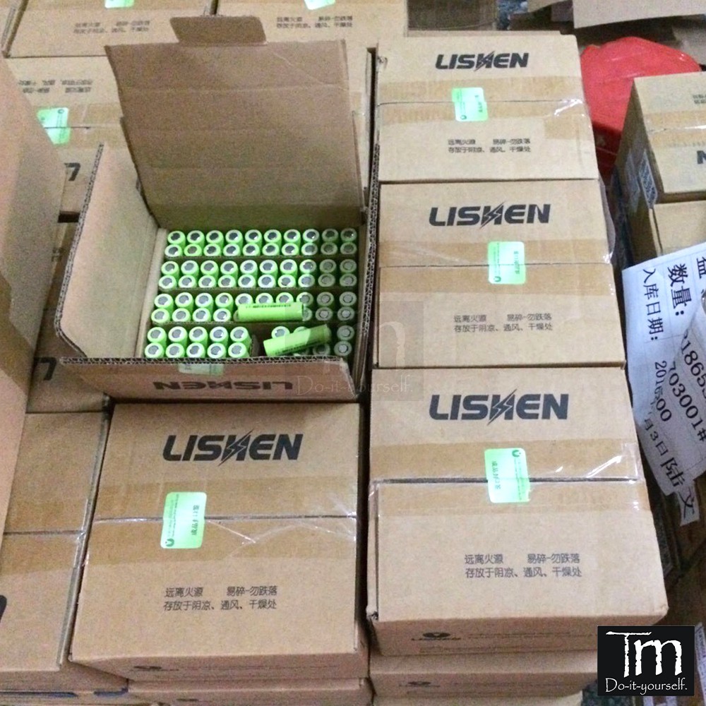 Pin 18650 2600mAh Lishen Xả 15A Mới 100%