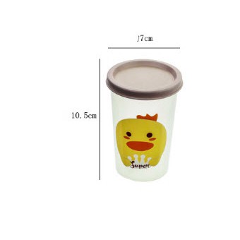 Cốc hình động vật có nắp CN10 cốc cute cốc dễ thương