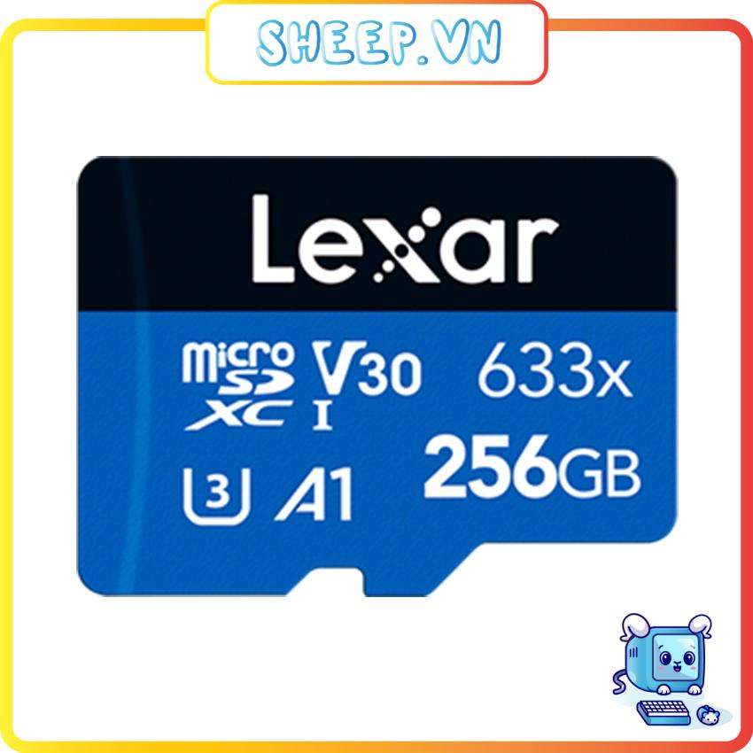 Thẻ nhớ LEXAR 256GB microSDXC U3, V30, A1 - LSDMI256BB633A