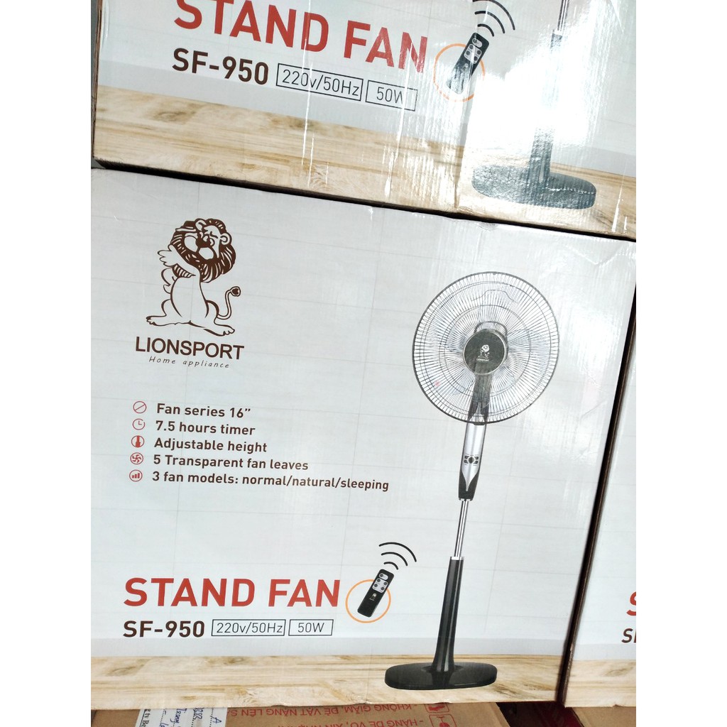 Quạt Cây Chất lượng cao Có Điều Khiển Lionsport SF-950 Thương hiệu Hàn Quốc( bảo hành 18 tháng)