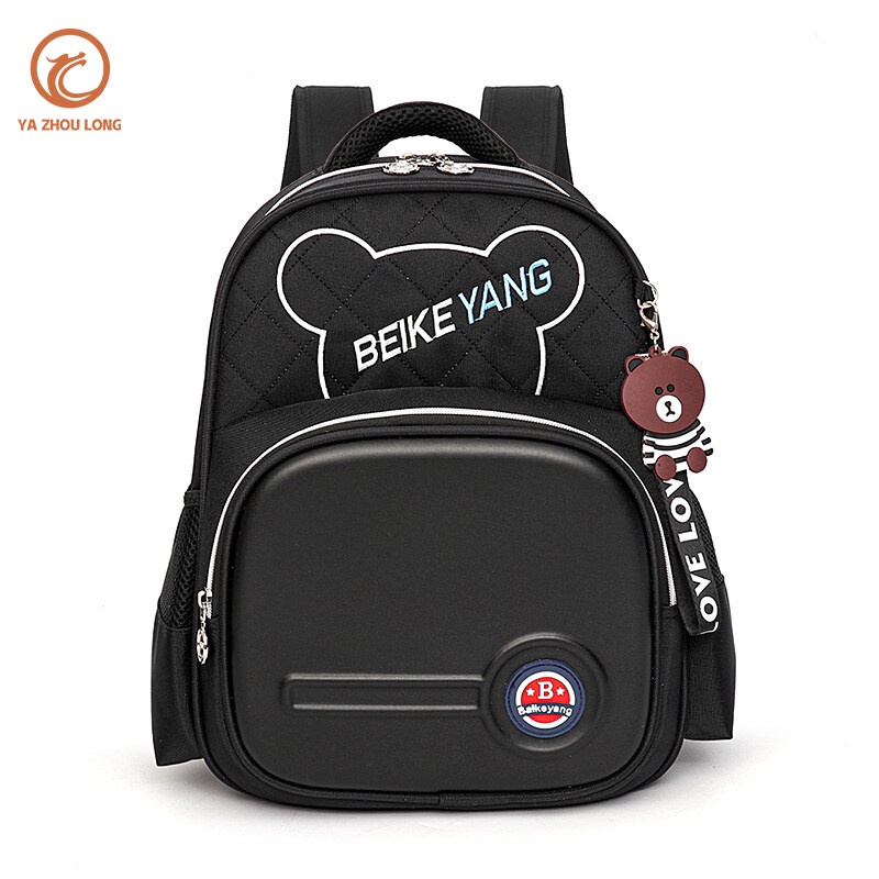 Menas Ba Lô Trẻ Em Thiết Kế Đơn Giản Màu Sắc Tương Phản Để Giảm Cân Bảo Vệ Cột Sống